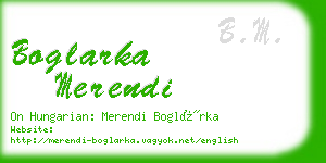 boglarka merendi business card